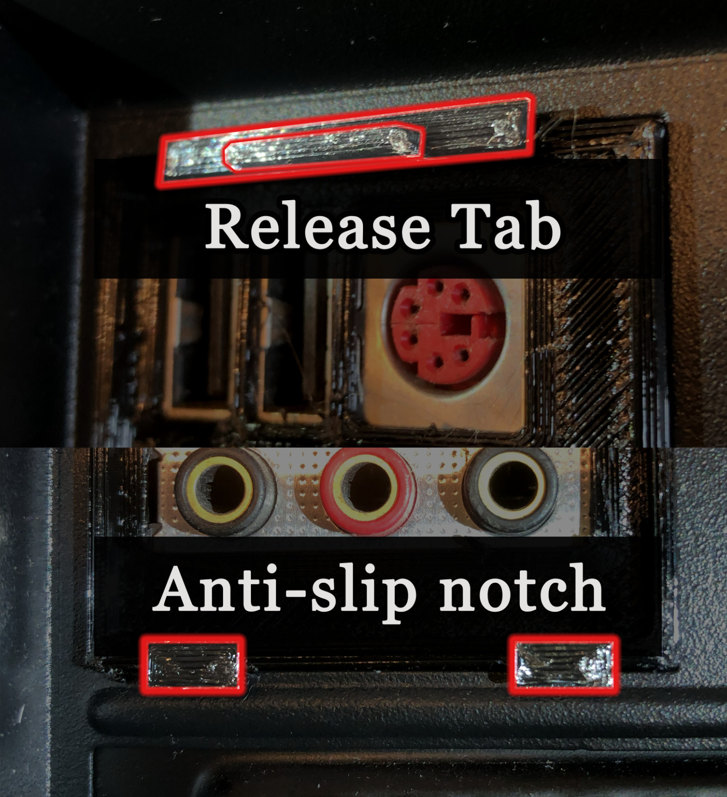 [Fast Ship] 4 (FOUR) Motherboard Input Output Shield, IO Shield, 3D Printed