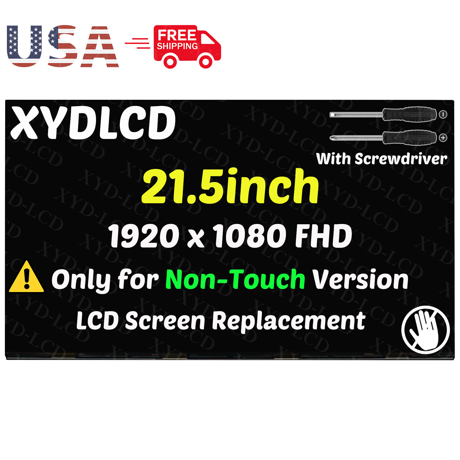 21.5in T215HVN05.1 for AUO 22″ LCD Non-Touch Screen Display Panel Replacement