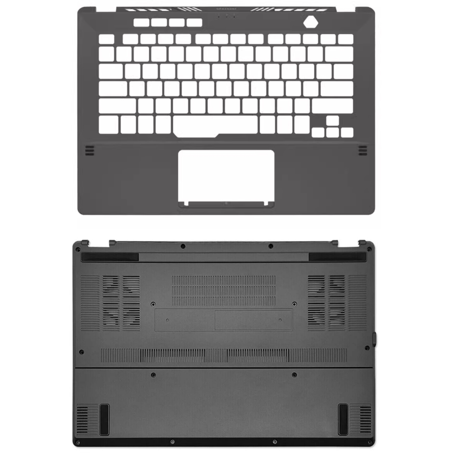 New For ASUS ROG 14 Zephyrus GA401 LCD Back Cover / Palmrest / Bottom Case Gray