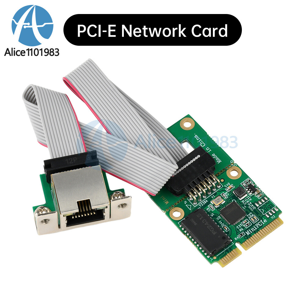 M.2 Key A+E/PCI-E 2.5G Gigabit Ethernet Network Lan Card 1000Mbps RTL8125BG Chip