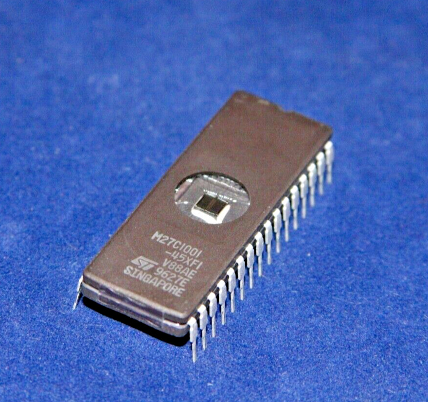 * * NEW * * 1 pc ST Micro M27C1001-45XF1 DIP UV EPROM IC – USA Seller FAST SHIP