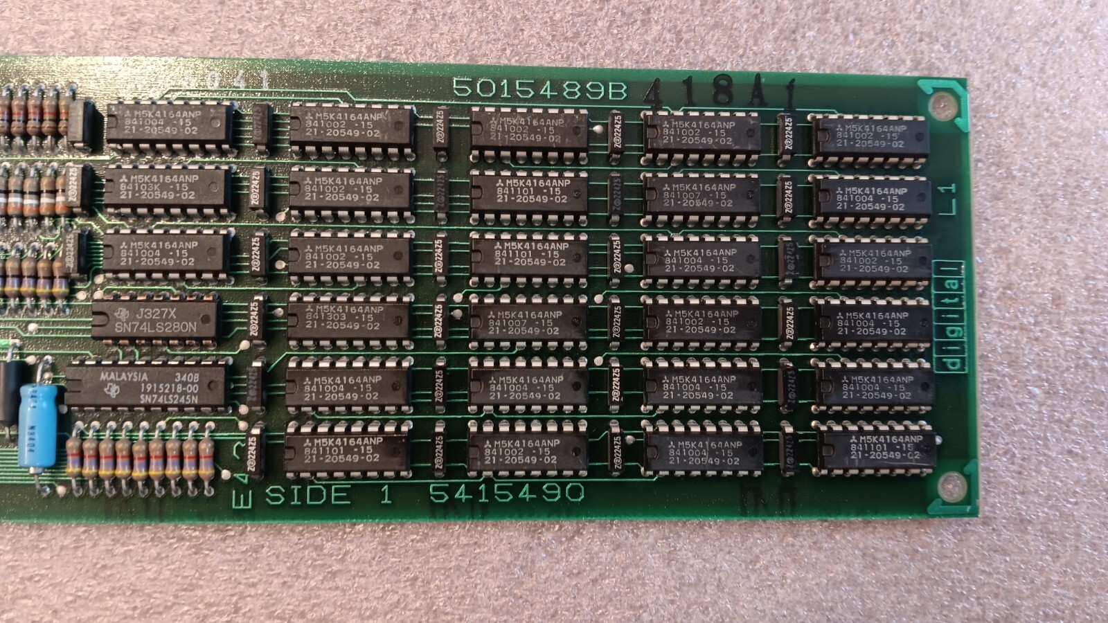 DEC Digital Rainbow PC-100 Memory Extension Board 54-15490