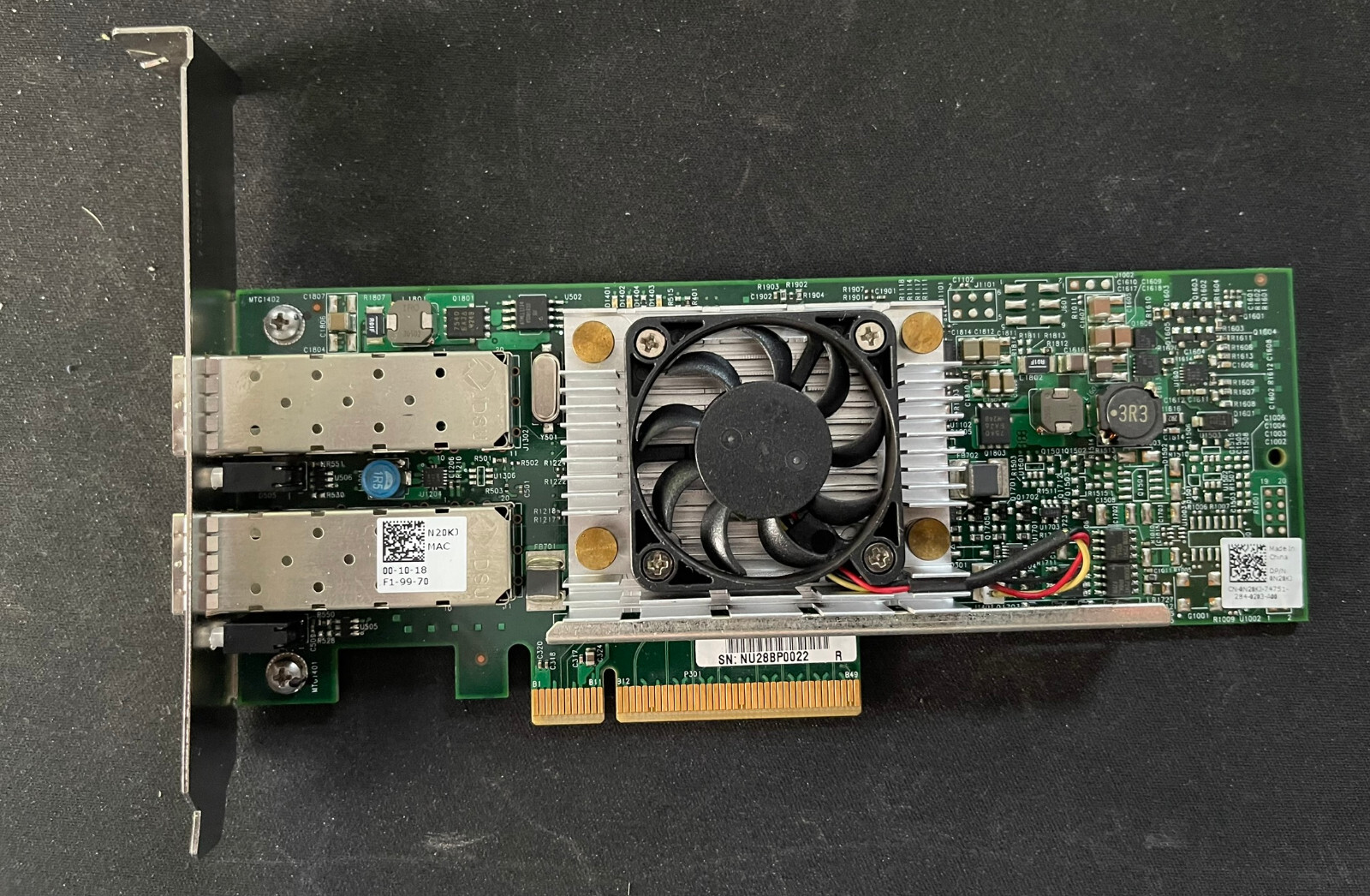 Dell 0N20KJ Broadcom 57810 Dual Port 10 GB PCIe PCIe Network Adapter