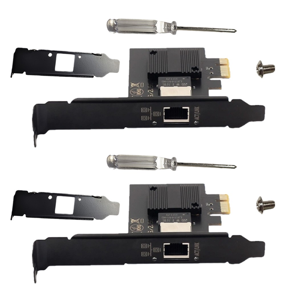 2X 2500Mbps PCIe to RJ45 Intel I226 Ethernet Network Adapter LAN Desktop Card