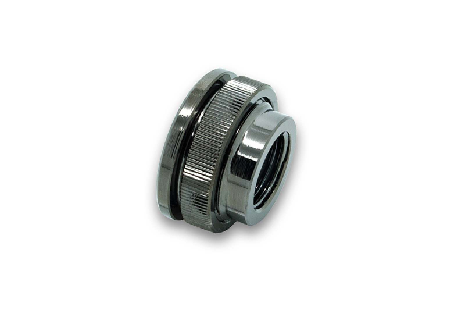 EKWB EK-AF Pass-Through Fitting G1/4″ – Black Nickel – 2 PACK