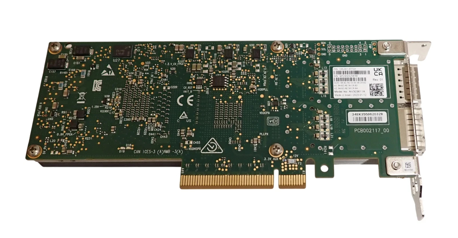 NEW EMC Mellanox NV303611A Innova-2 Flex Open 2x 100GbE QSFP28 SmartNIC