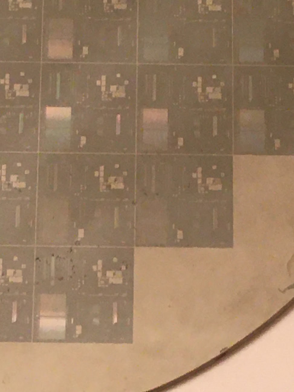 4″ Unknown SIL1 Silicon Wafer 1980s Extremely Rare Vintage CPU Chip