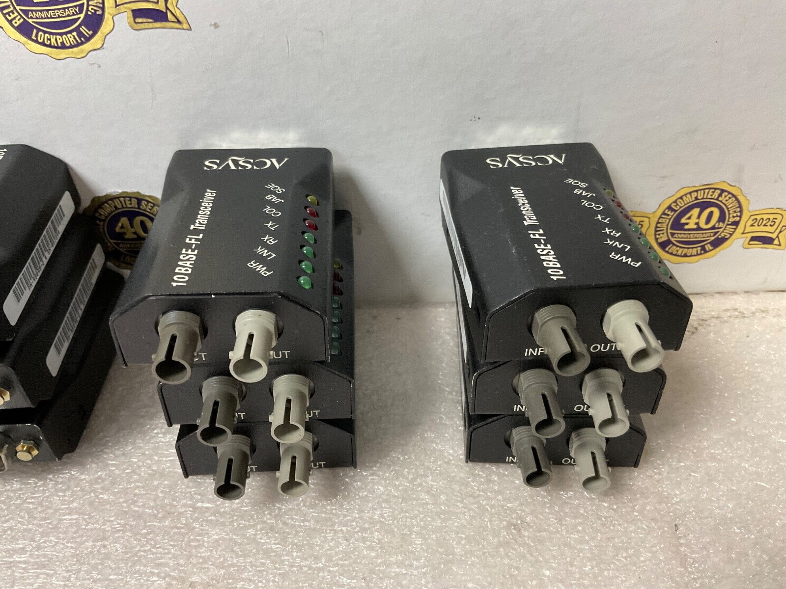 CONNECTWARE Lot 15 10BASE Transceiver -9- 98098-2 10BASE-T -6 98099-5 10BASE-FL