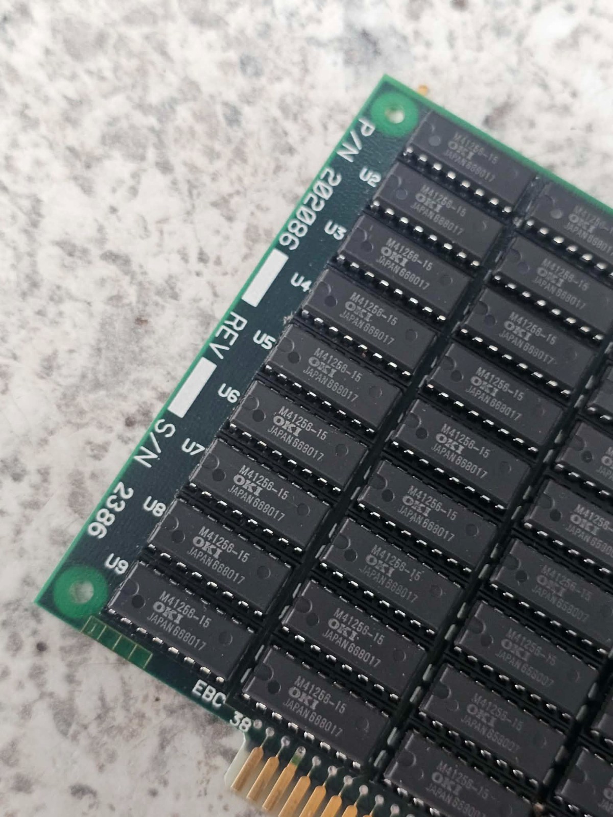 Vintage Retro Rare AT&T 512K / 2MB Memory/Ram Board Expansion Card PC6300 Plus