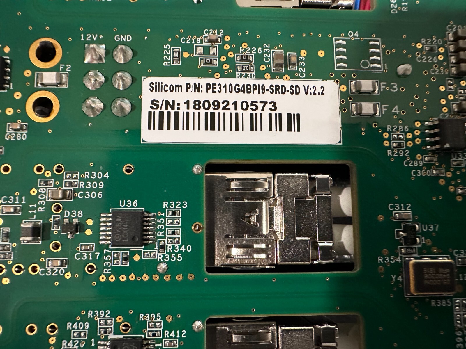 Silicom PE310G4BPI9-SRD-SD Quad Port Fiber SR 10GB PCI-e Bypass Server Adapter