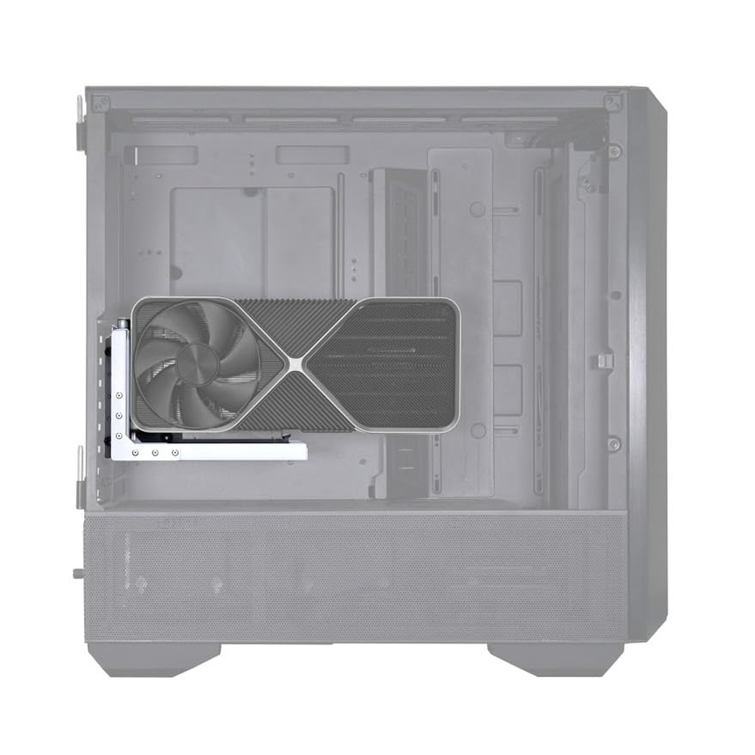 Lian Li Accessory Universal 4-Slots Vertical GPU Card Holder Kit Black, Premi…