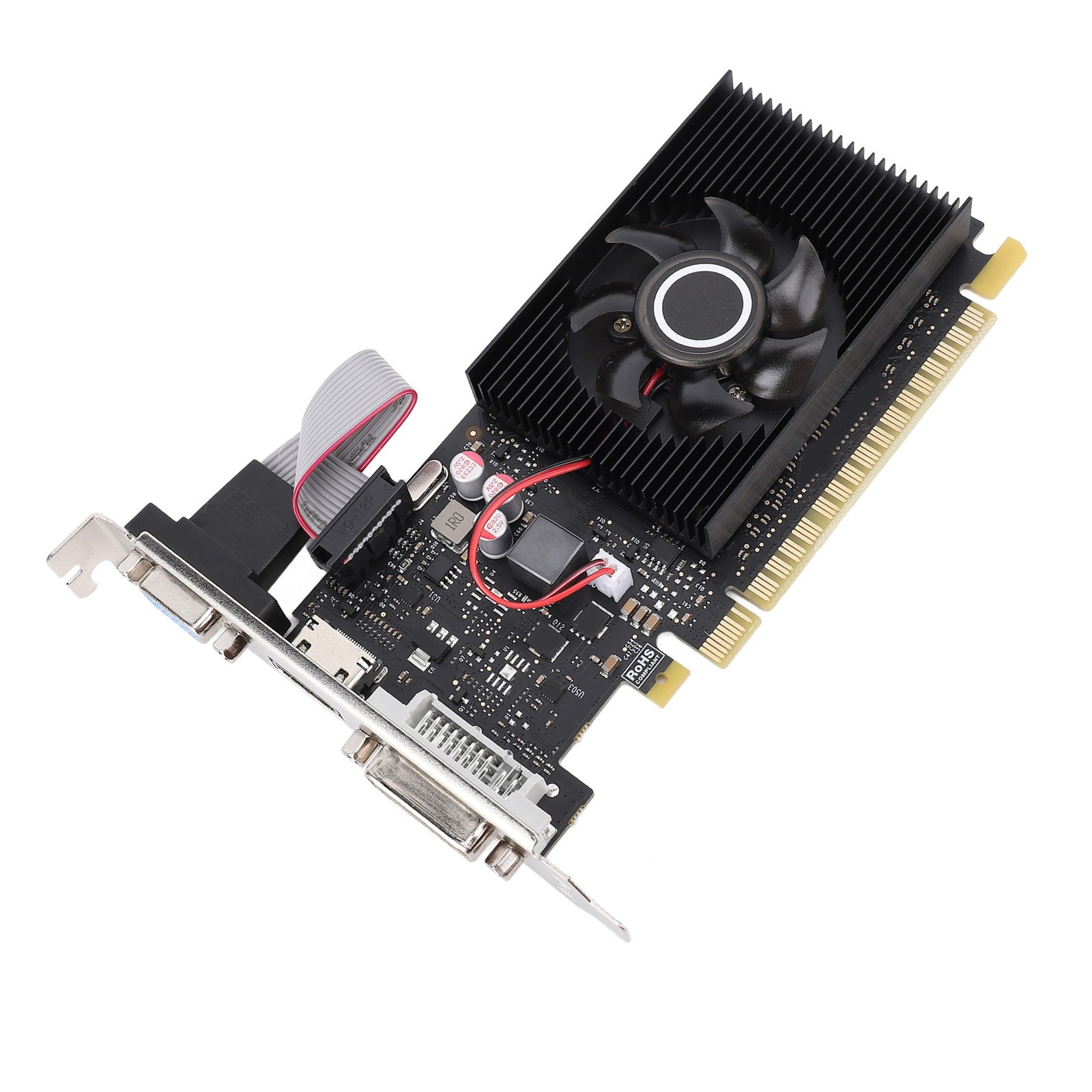 Graphics Card 1GB DDR3 64bit PCI Express 1.1 X 16 DVI VGA HD Multimedia Int MGGP