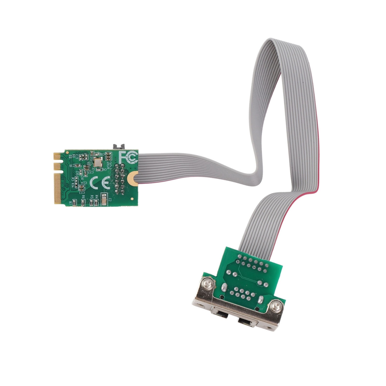 M.2 1000M Ethernet Network Card 10M/1G/100M Single Port RJ45 M.2 A E To RTL8111H