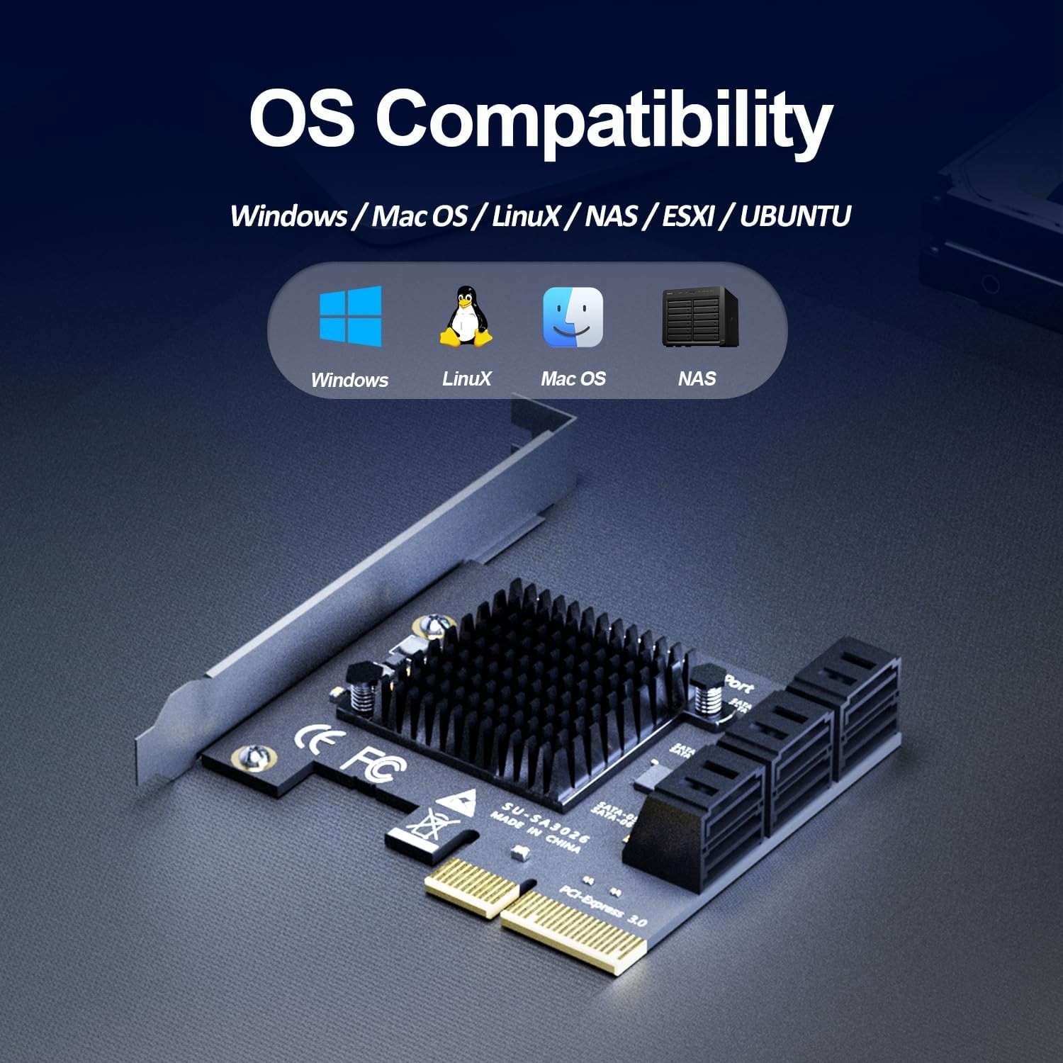 Plug-and-Play SATA III Card for Easy Installation