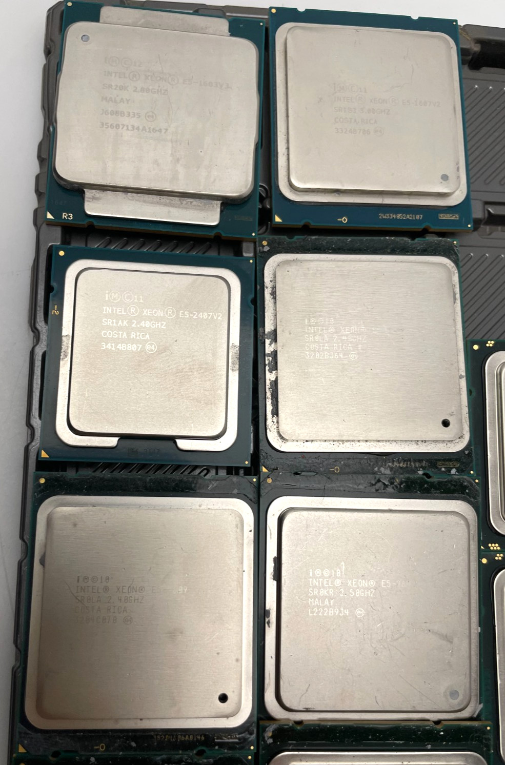 Mixed Lot of 16 Intel Xeon E5 and X5 Processors – See Description!