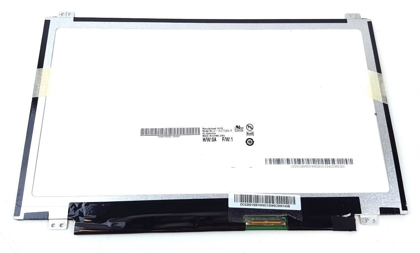 AU Optronics 11.6″ 40pin 1366×768 Laptop Matte LCD Screen Display B116XTN04.0