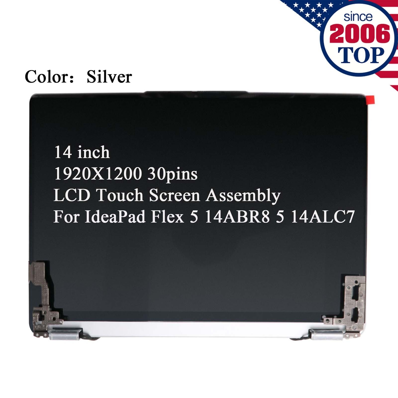 14″ for Lenovo IdeaPad Flex 5 14ABR8 5 14ALC7 LCD Touch Screen Assembly 30pins