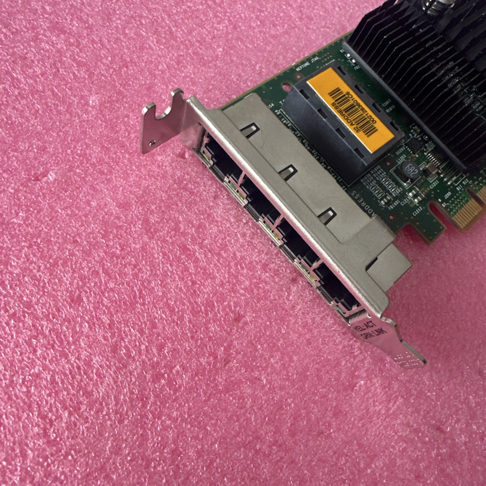 Sun 501-7606 ATLS1QGE 4-Port RJ45 PCIe 1Gbps Ethernet Network Card ✅SFF