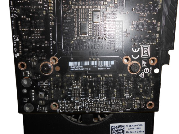 NVIDIA Quadro P2000 Graphics Card 699-5G410-0502-110 D.