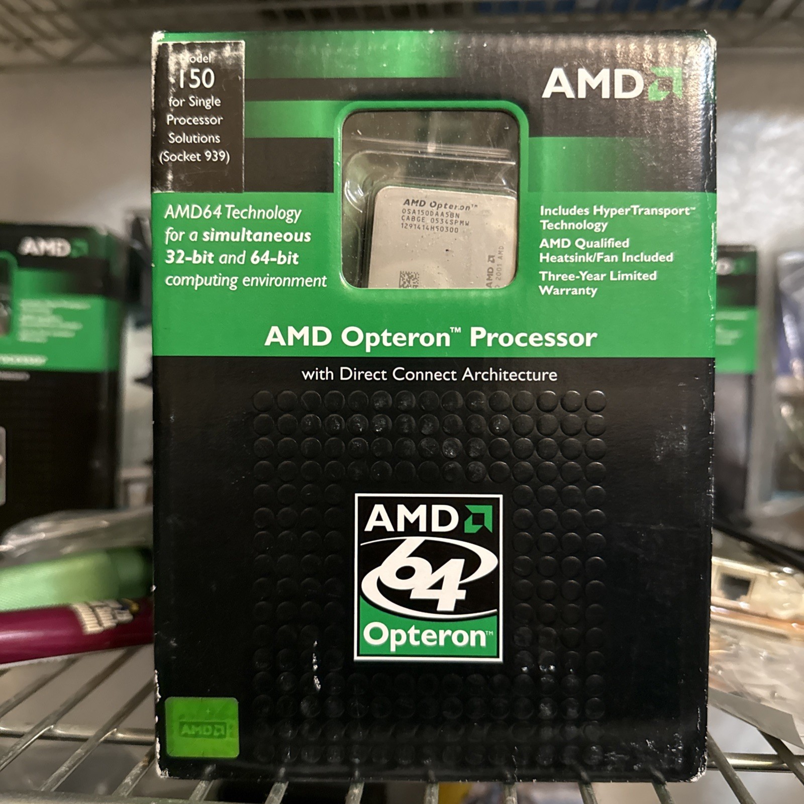 AMD Opteron Model 150 1.8GHz Dual Core CPU Socket 939 NEW