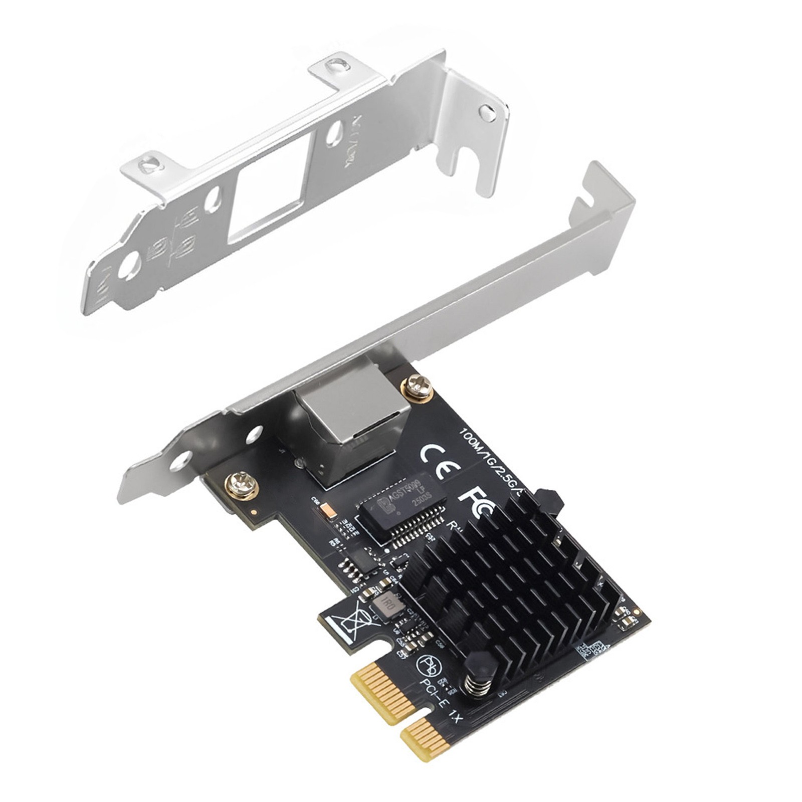 RTL8126 5Gbps PCIe X1 Network Card RJ45 Ethernet Adapter for Desktop PC Server