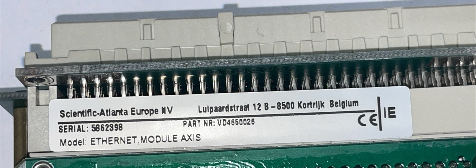 Axis 10-Base-T 2-Port Ethernet Module P/N: VD4650026