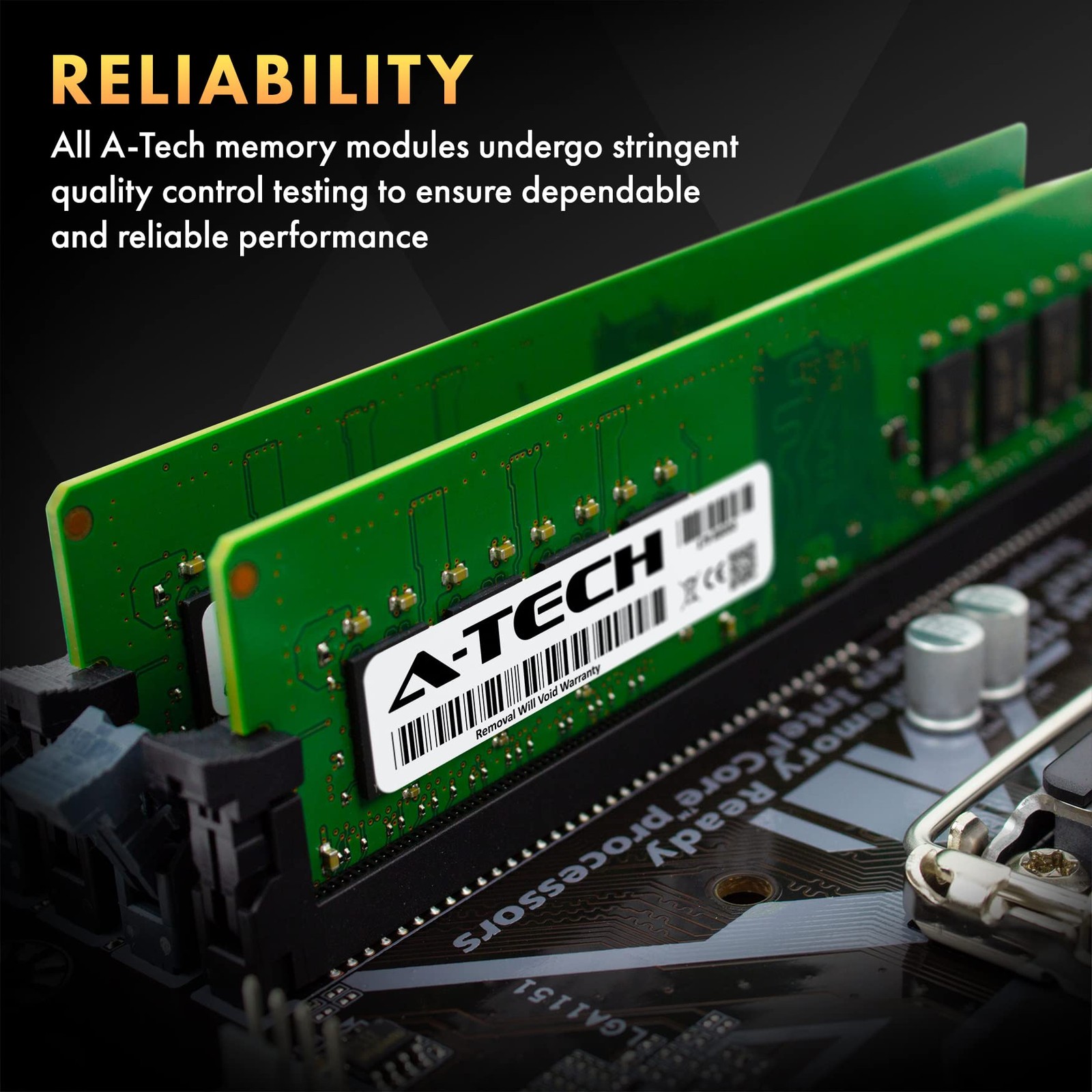 A-Tech 16GB DDR4 2666 MHz UDIMM PC4-21300 (PC4-2666V) CL19 16GB, Multicolor