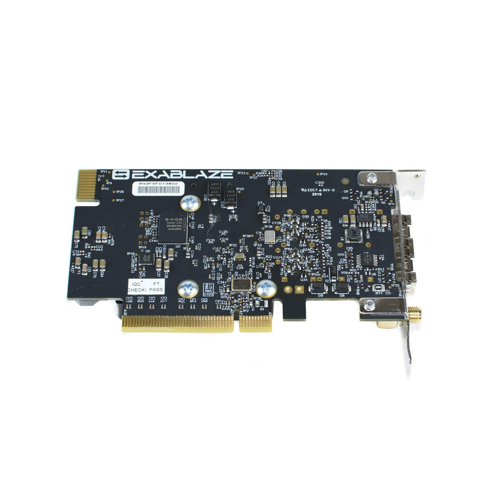 Exablaze ExaNIC X10 Dual-Port Ultra Low Latency 10GbE PCI-E 3.0 NIC FPGA SFF