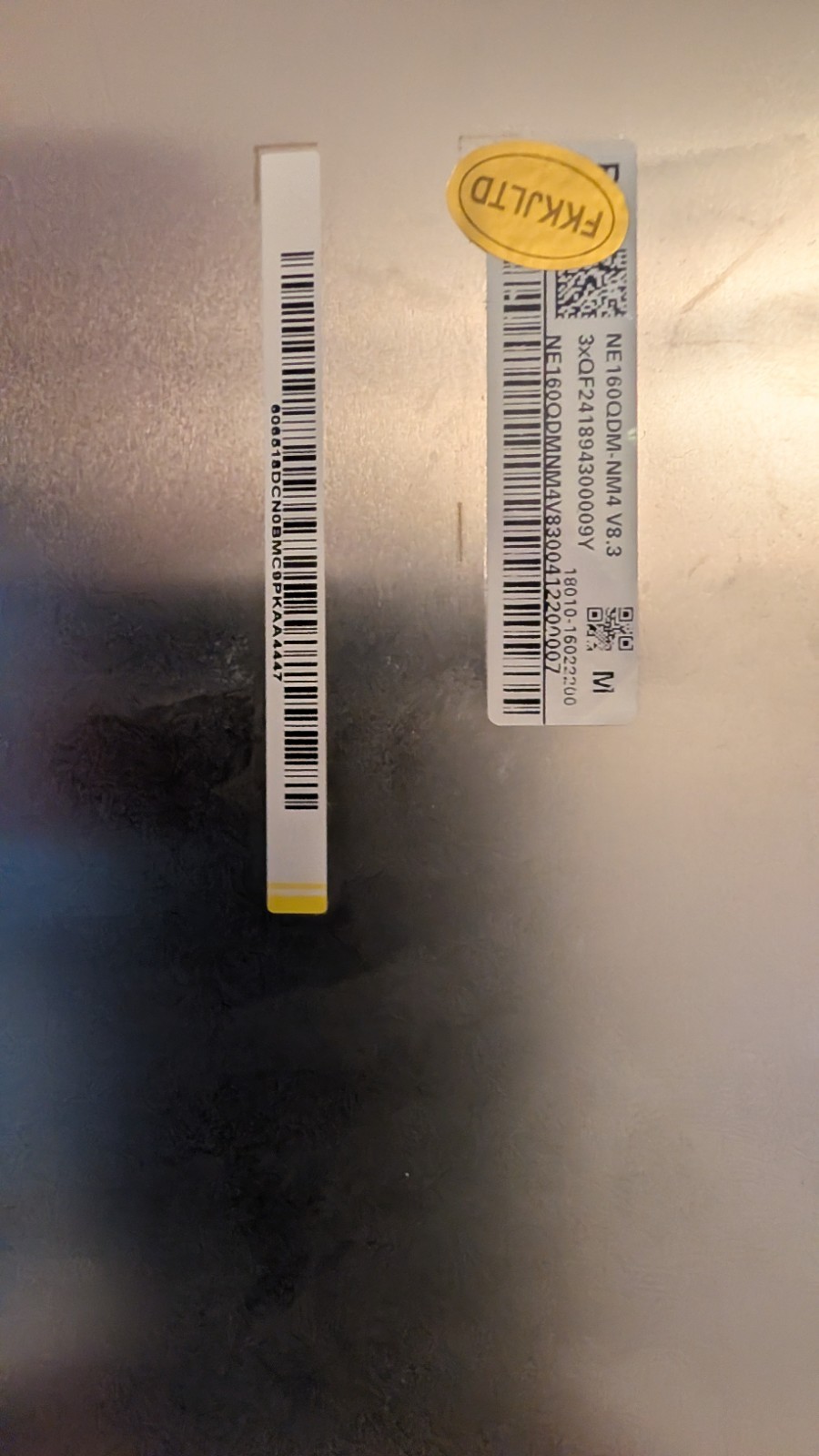 NE160QDM-NM4 16″ WQXGA Mini LED LCD Screen Panel Display 2560×1600 240HZ