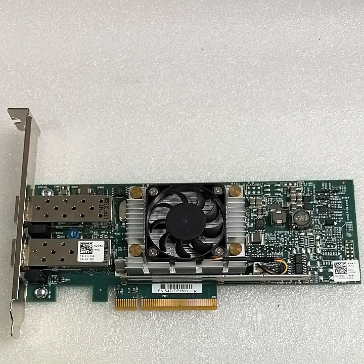 DELL N20KJ BCM57810S Dual Port 10GbE SFP Converged High Profile Network Adapter