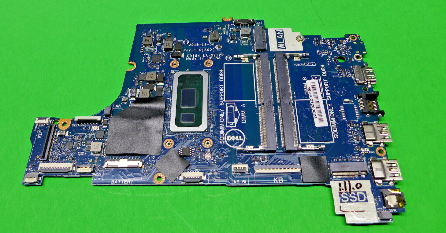 NEW Dell Inspiron 3580 3780 Motherboard Pentium Gold 5405U 2.3GHz LA-G712P C75M5