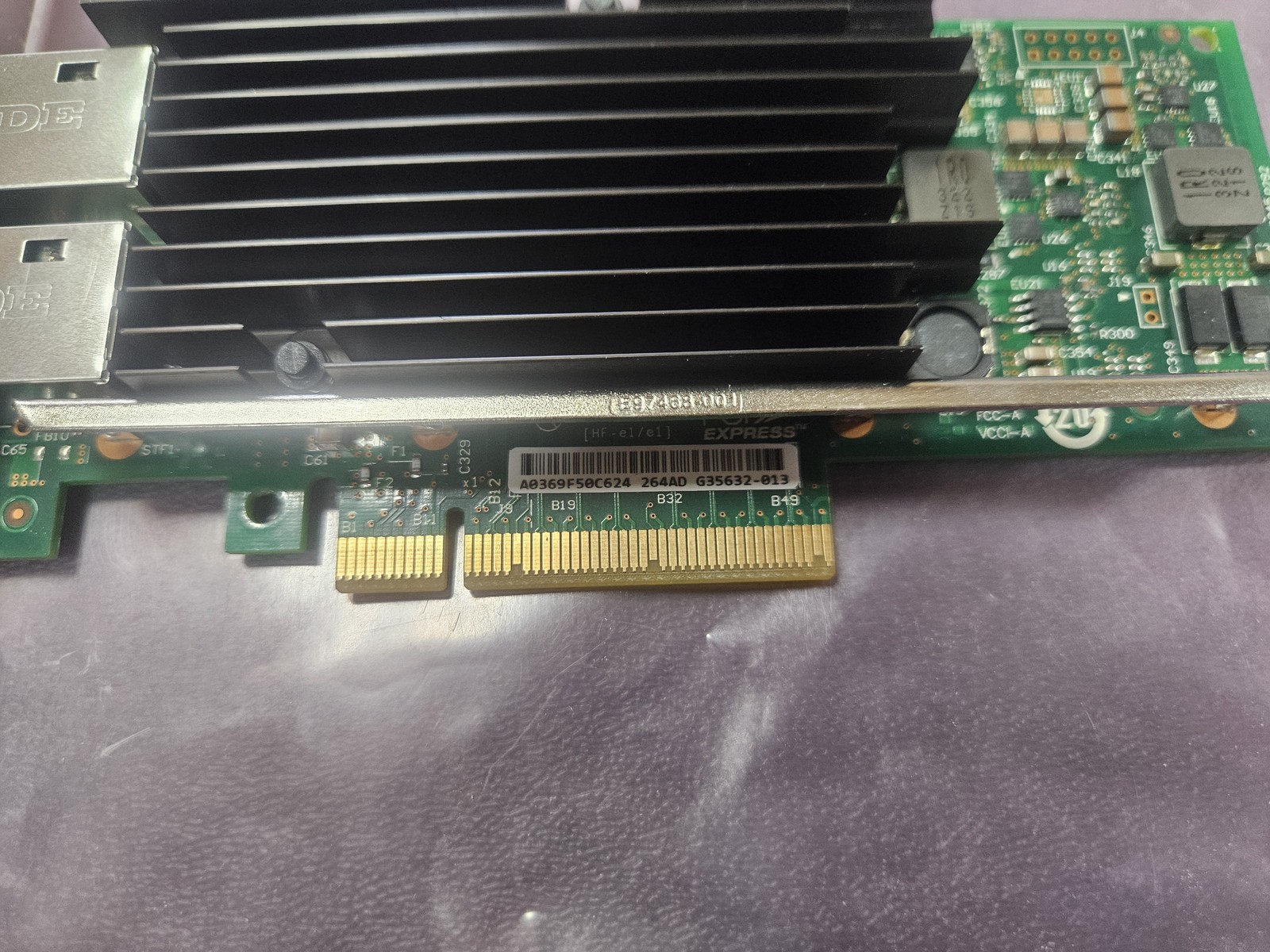 Genuine Intel X540-T2 Dual Port 10GbE RJ45 PCIe Network Adapter