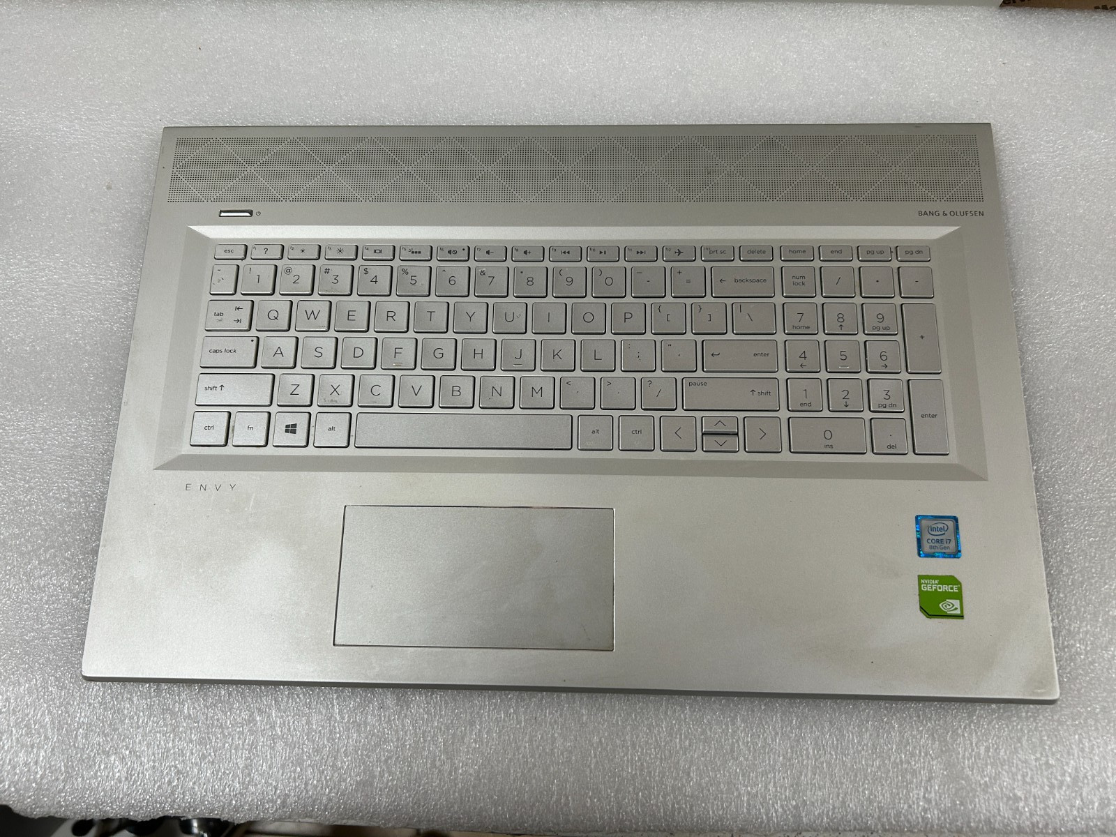 OEM HP ENVY 17.3″17t-bw0xx Laptop palmrest keyboard touchpad W/side parts &Cover