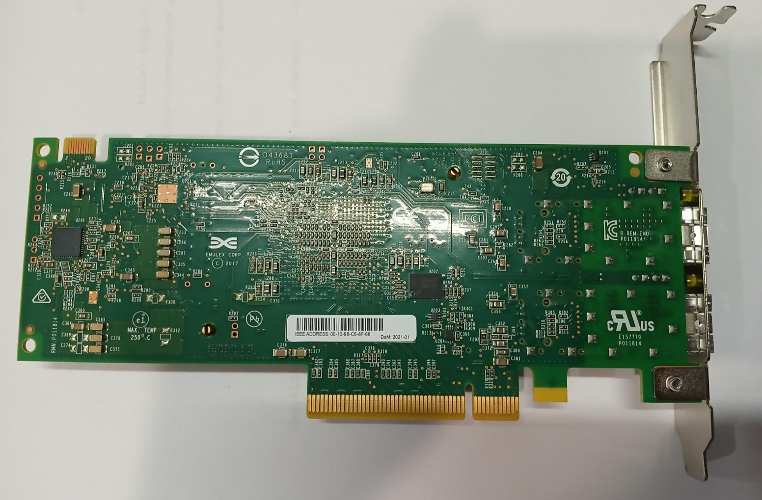 Dell LPE35002-M2 Emulex 32GB Dual-Port FC Host Bus Adapter 0PD89Y PD89Y