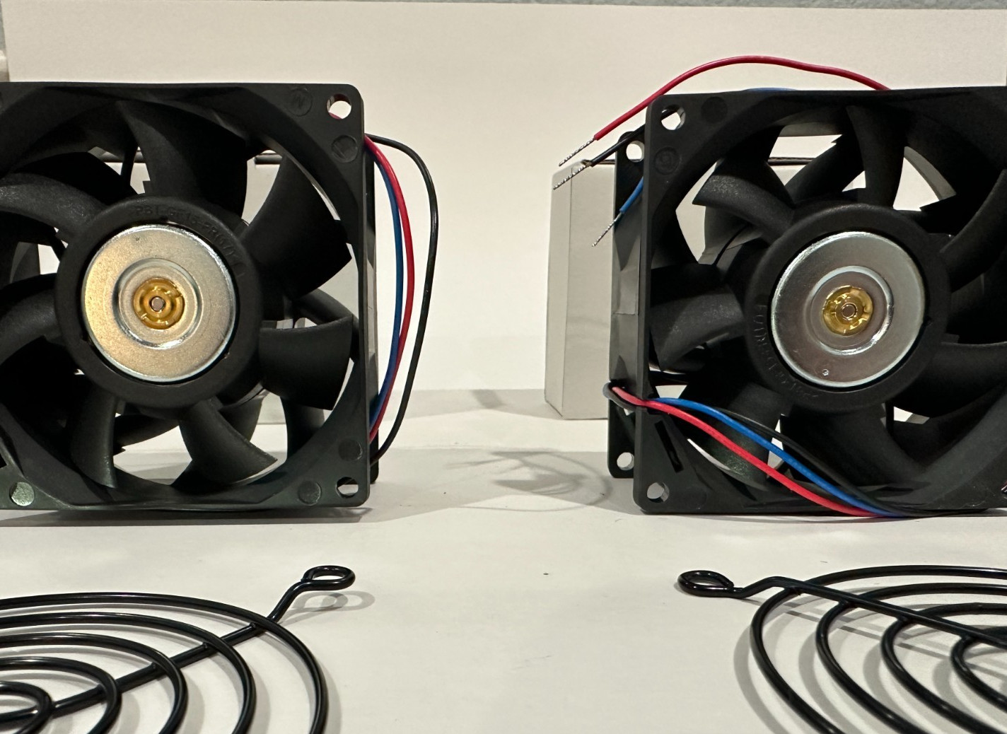 2-Pack Delta FFB0812EHE High Performance 80mm Cooling Fans w/ Metal Guards NEW