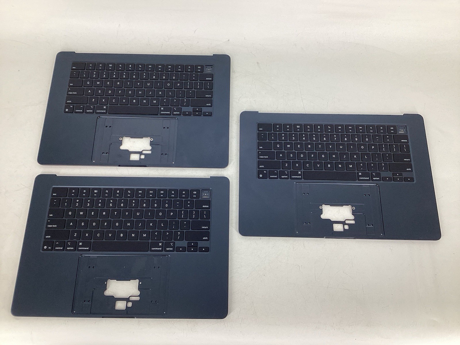 LOT OF 3 OEM Genuine Apple MacBook Air 15 Midnight Palmrest Keyboard Assembly