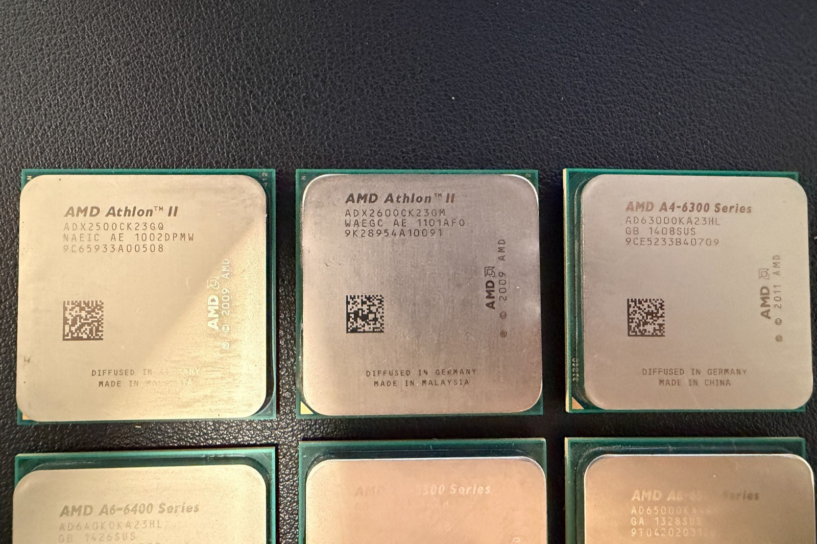 LOT OF 6 AMD CPU CORE PROCESSORS — See description for info!