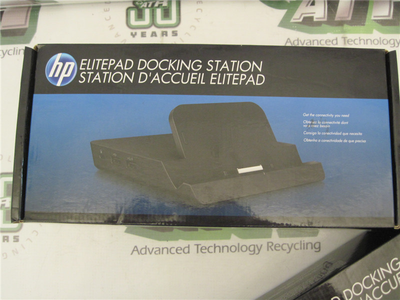 HP ElitePad Docking Station, 4x USB 2.0, HDMI, VGA, Ethernet, Audio (Lot of 2)