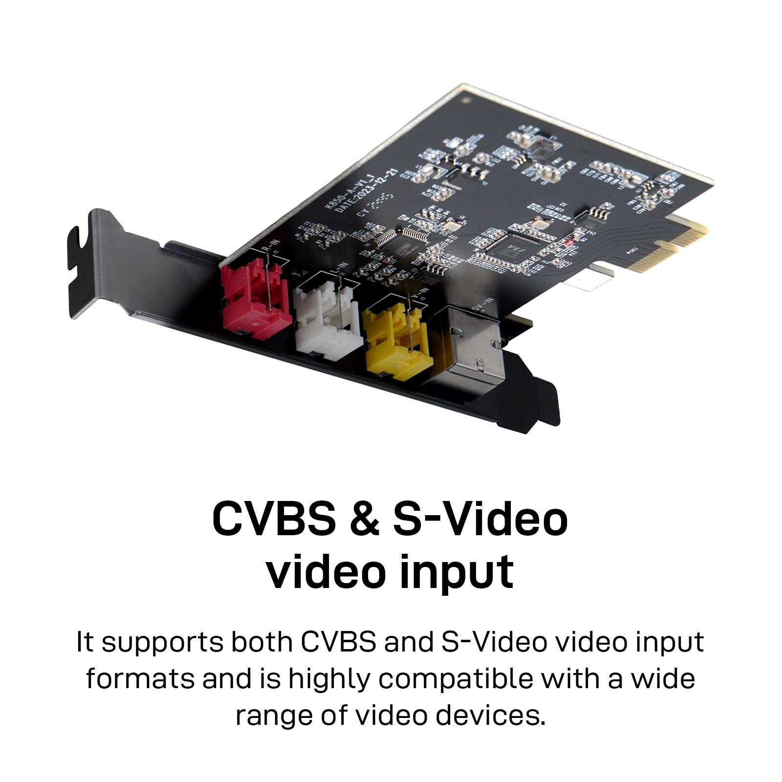 PCIE Video Capture Card, Ultra-Low Latency Pass-Through Capture Board for Ret…