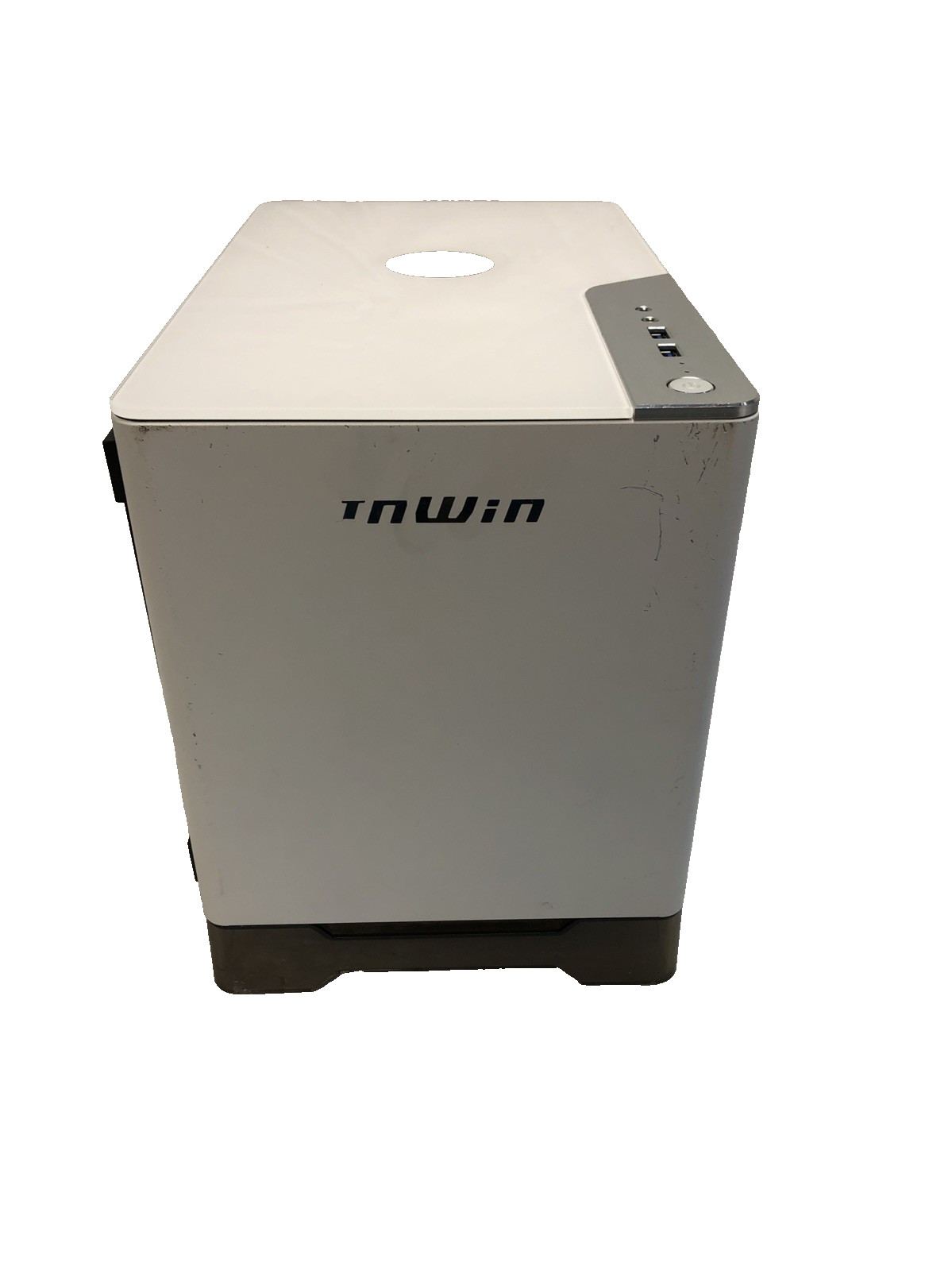 In Win A1 Plus White Mini-ITX Mini Tower Case Tempered Glass w/ 650W PSU