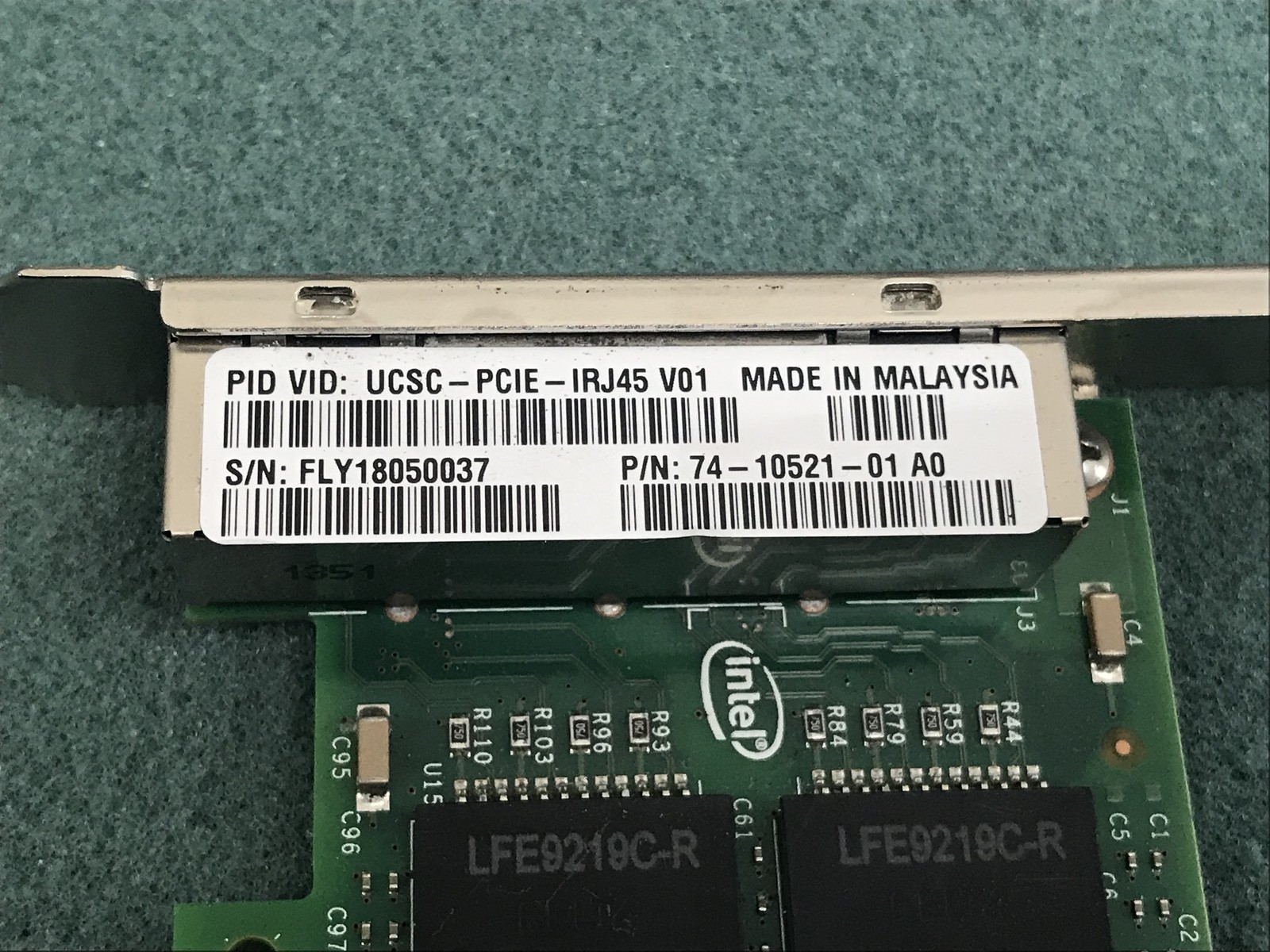 Intel UCSC-PCIE-IRJ45 1 Gbps X4 RJ-45 Ethernet Network Adapter – NET10A