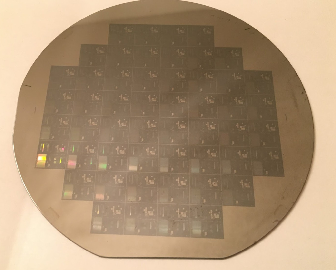 4″ Unknown SIL1 Silicon Wafer 1980s Extremely Rare Vintage CPU Chip