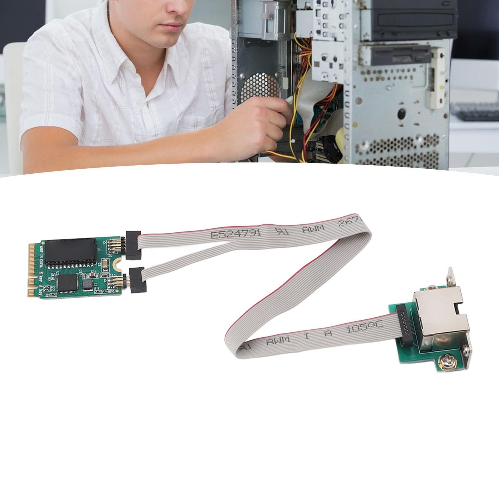 M.2 A+E Key 2.5G Gigabit Ethernet Network Card RTL8111H Chip Controller 1000/…
