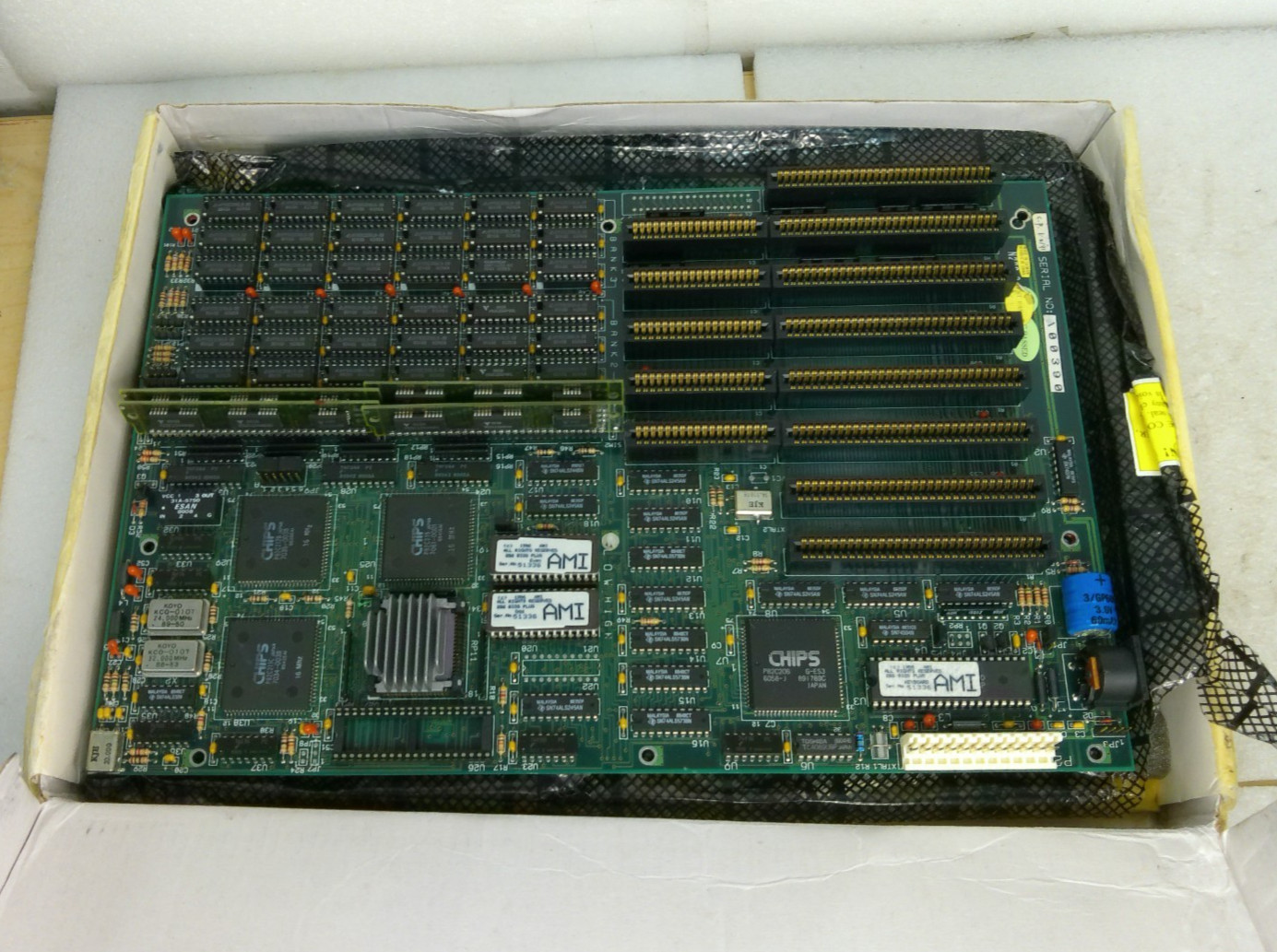 ADDONICS NEAT N286-3 Mainboard 286 Motherboard W/2MB SIPP MEMORY