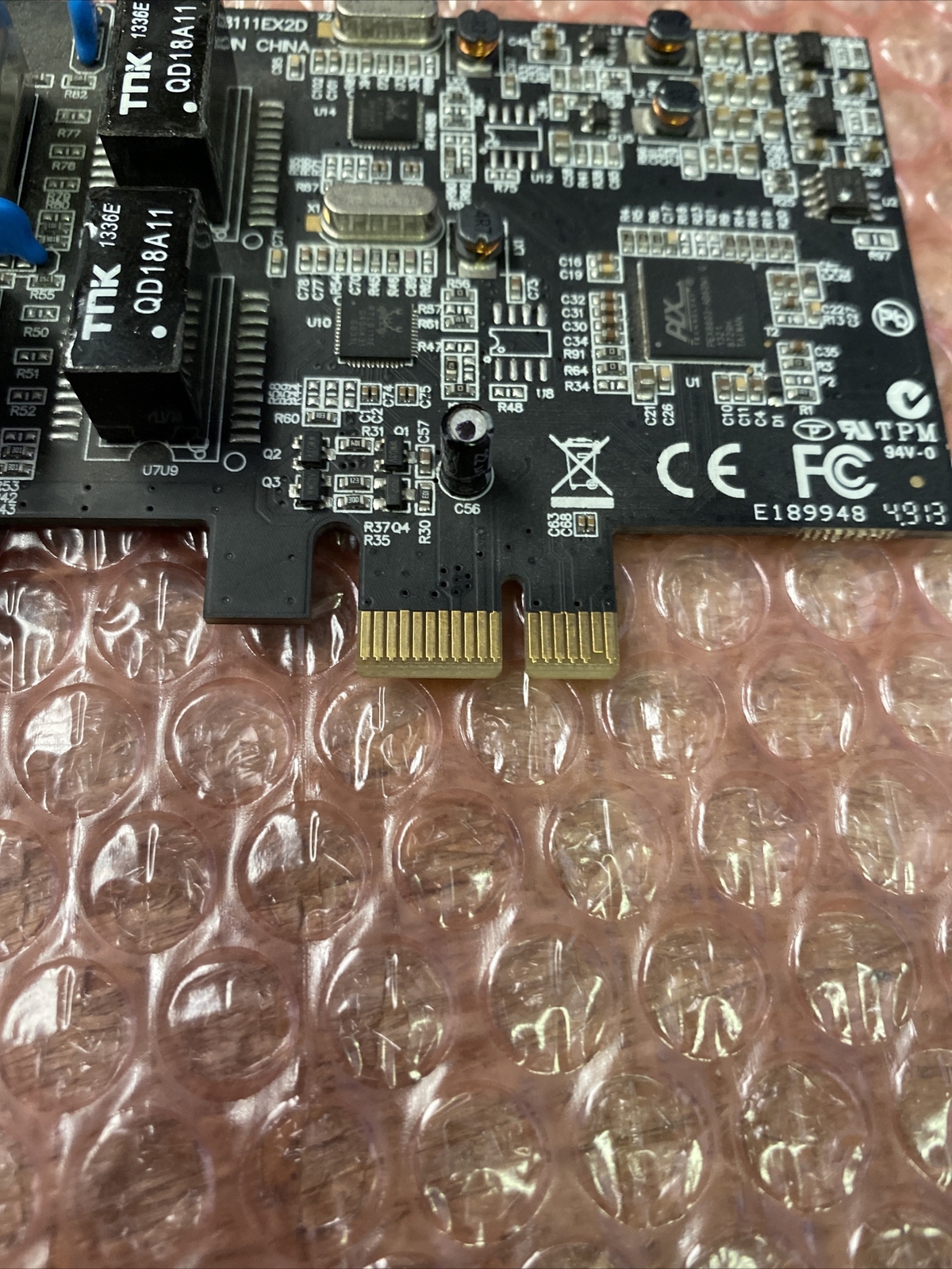 USED ROSEWILL RNG-407-DUALV2 PCIE PN408111EX2D