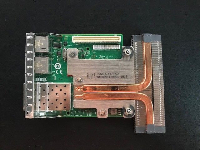 C63DV Dell Intel X520 2-Ports 10Gbps / I350 2-Ports 1Gbps Daughter Card 0C63DV