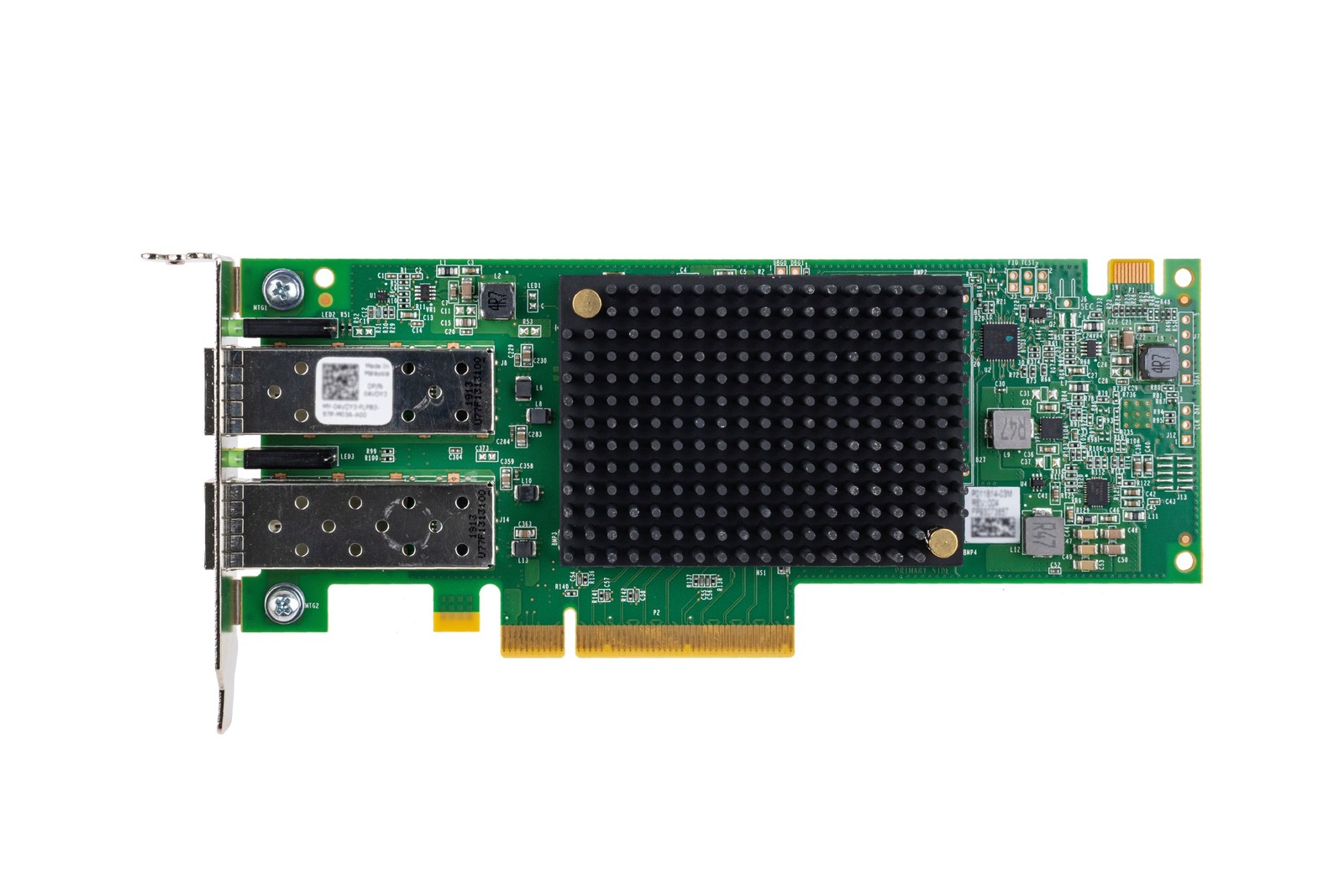 Network interface card Dell Emulex LPe35002 2x32Gb FC PCIe x8 LP HBA MPY10