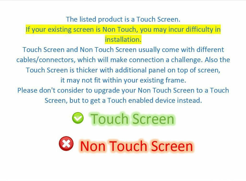 15.6″ inch LCD Touch Screen Assembly for HP-15 for AUO B156XTK01.0 1366×768