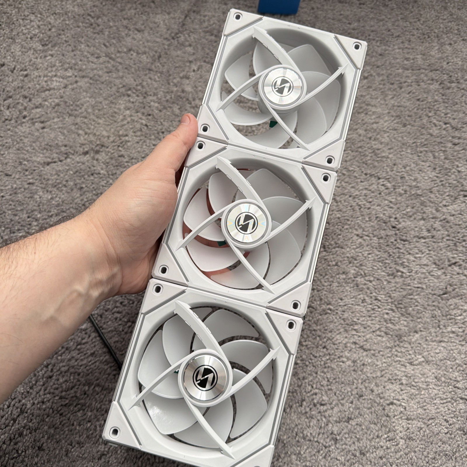 Lian Li SL-Infinity fans – 3 pack 120mm – white (see description)