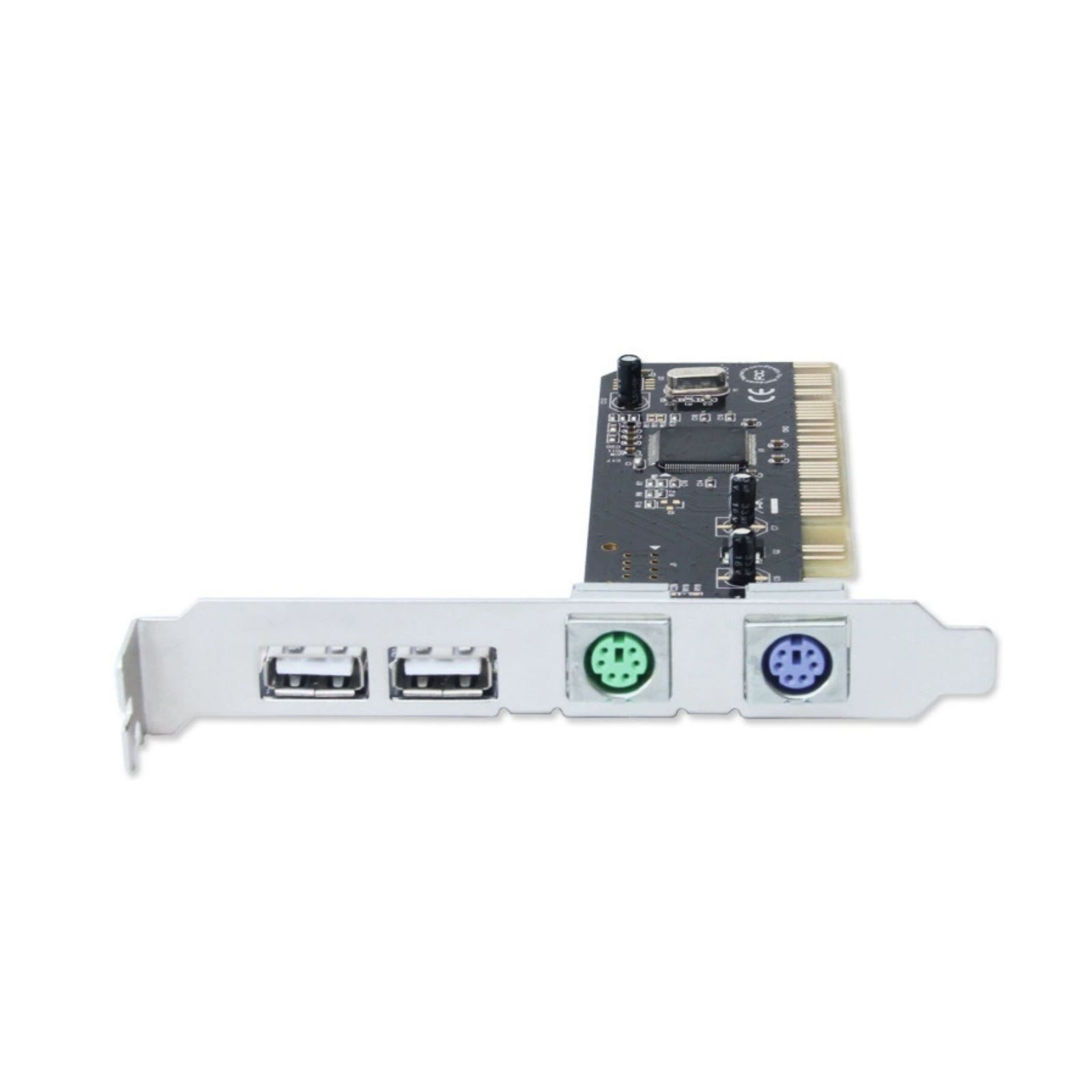 1PC New PCI to PS2 PS/2 USB 2.0 For PC Keyboard Mouse Adapter Card Converter